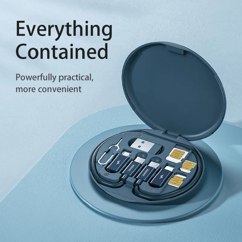 60W Quick Charge Multi-Purpose Cable Organizer Case